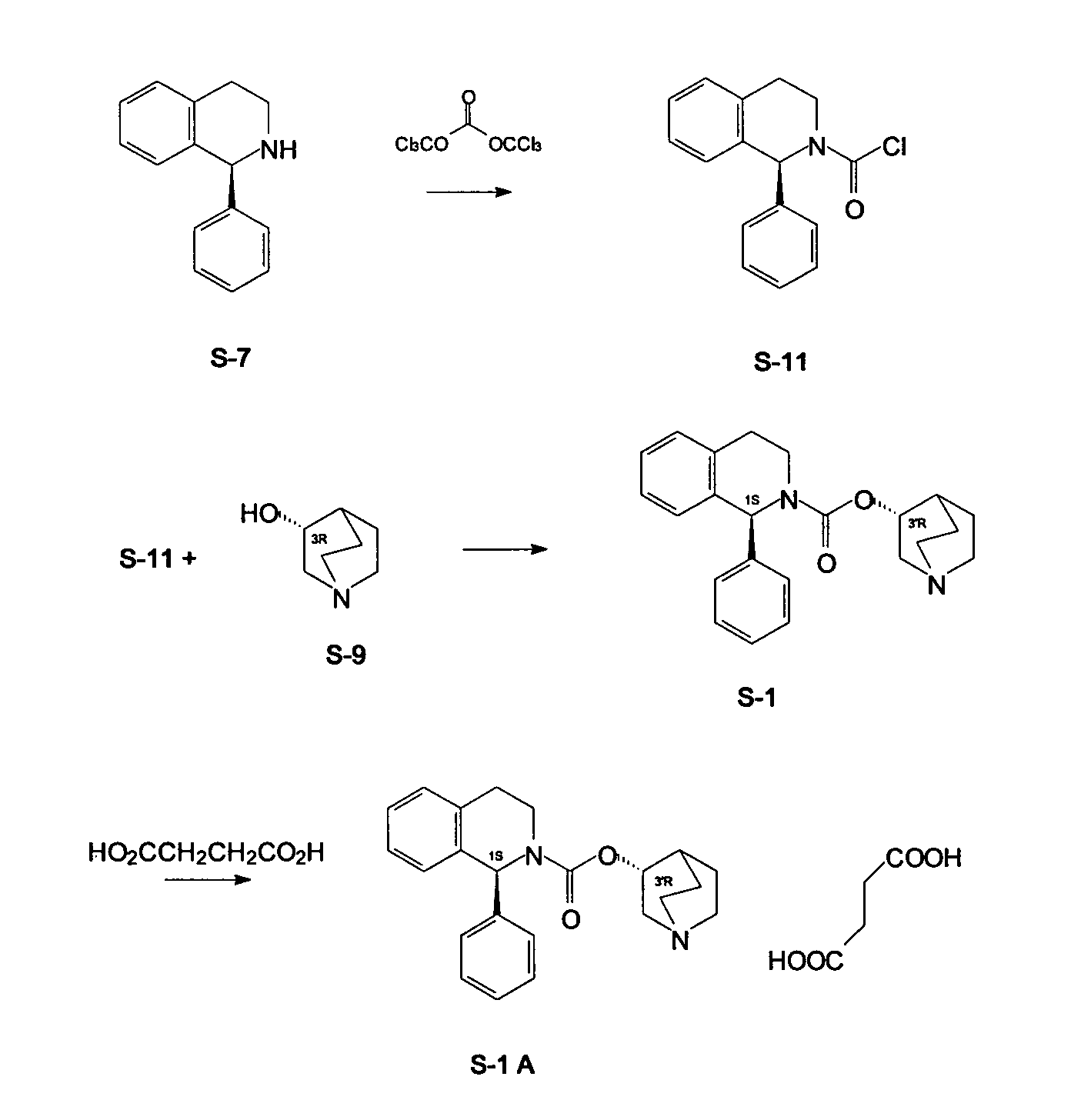 Process for Preparation Of Solifenacin and/or the Pharmaceutically Acceptable Salts Thereof of High Pharmaceutical Purity