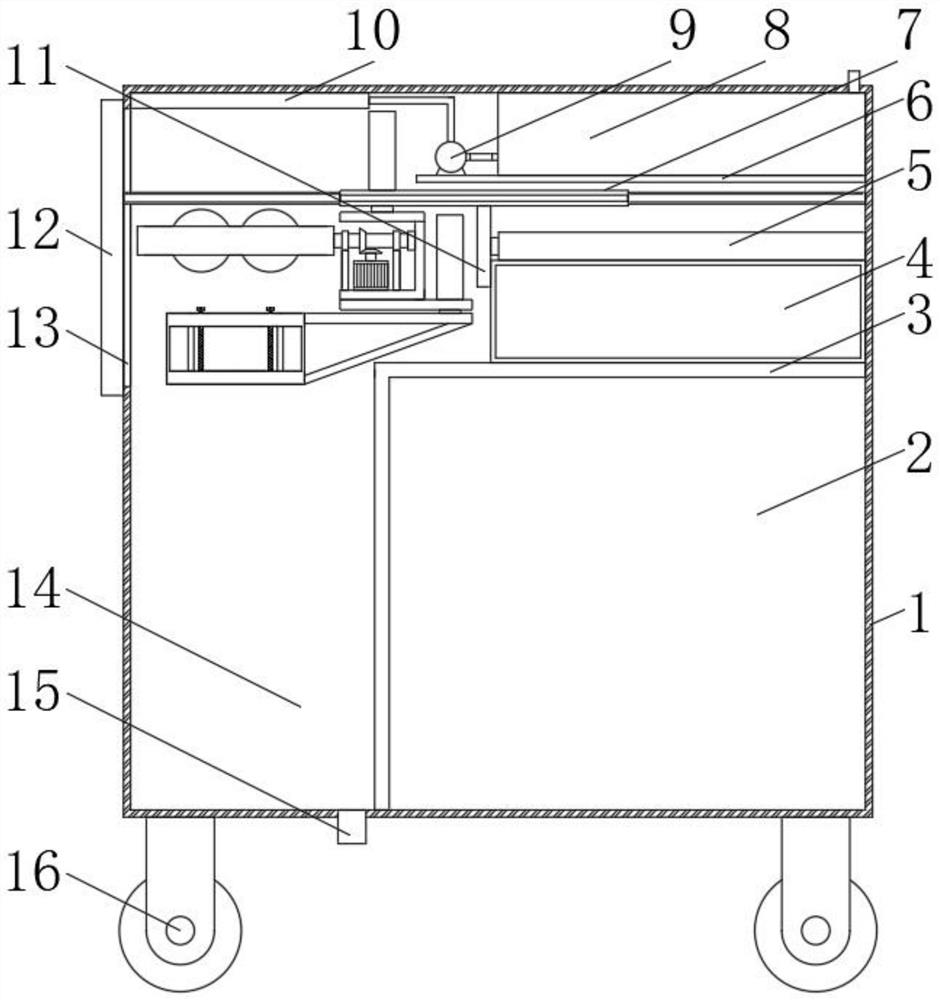 Auxiliary catheter inserting machine for surgical nursing