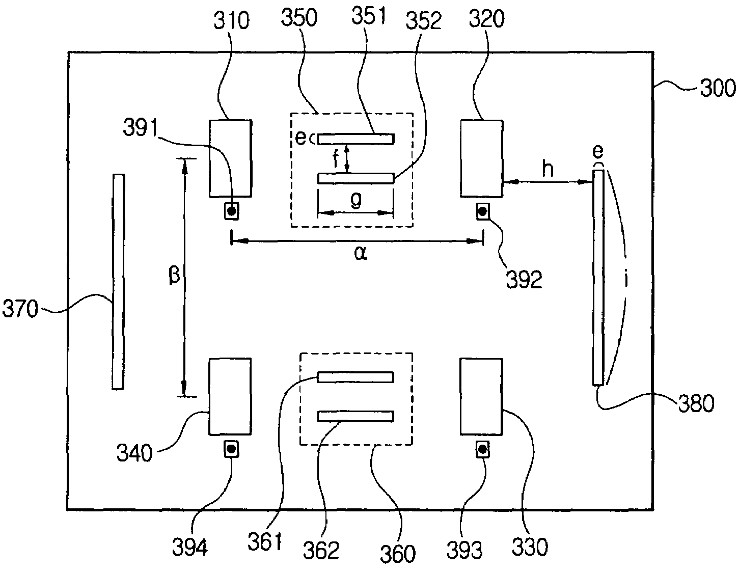 Plate board type MIMO array antenna including isolation element
