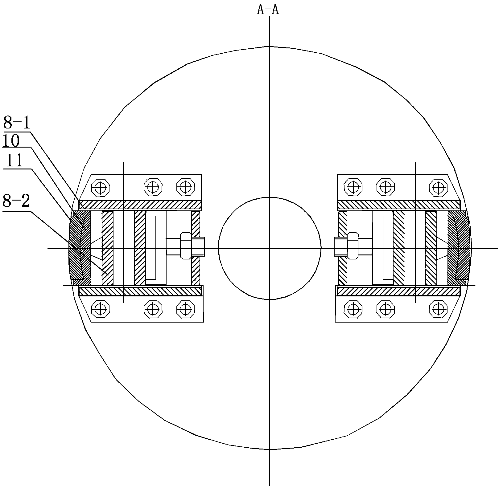 Automatic braking force regulating device for screw oil pump