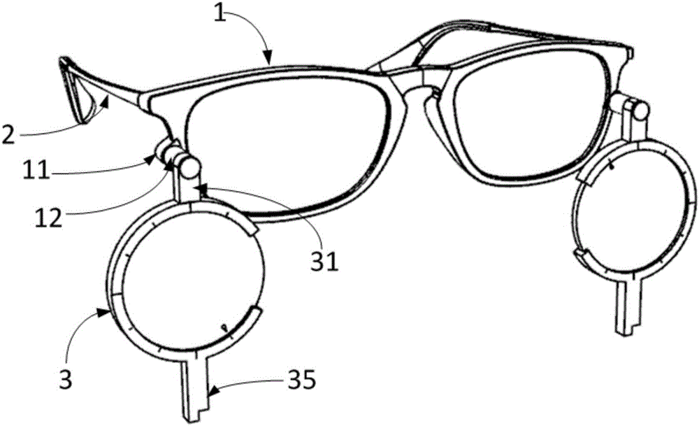 Adjustable polarized glasses