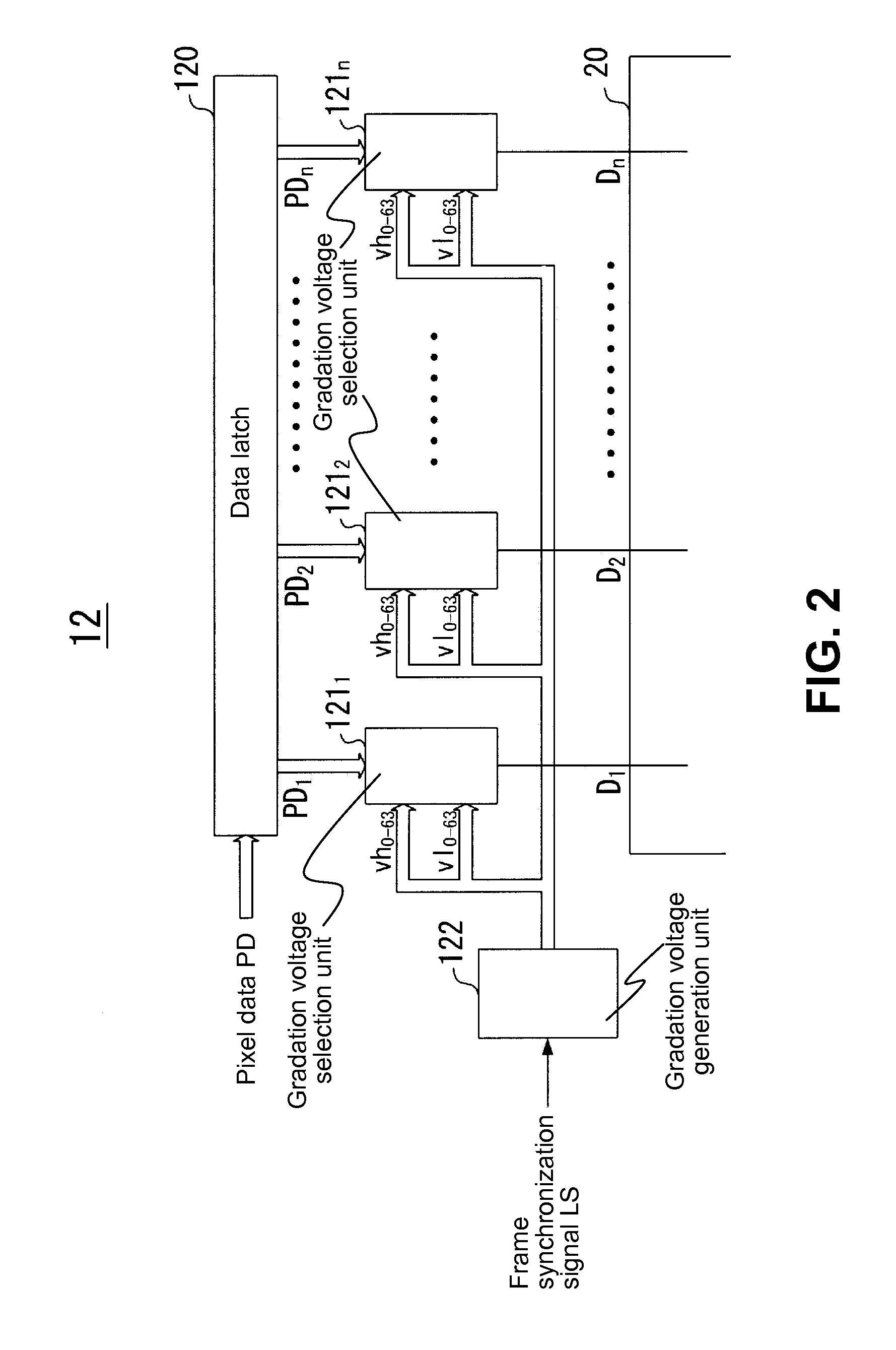 Drive device having amplifier unit for applying gradation reference voltage
