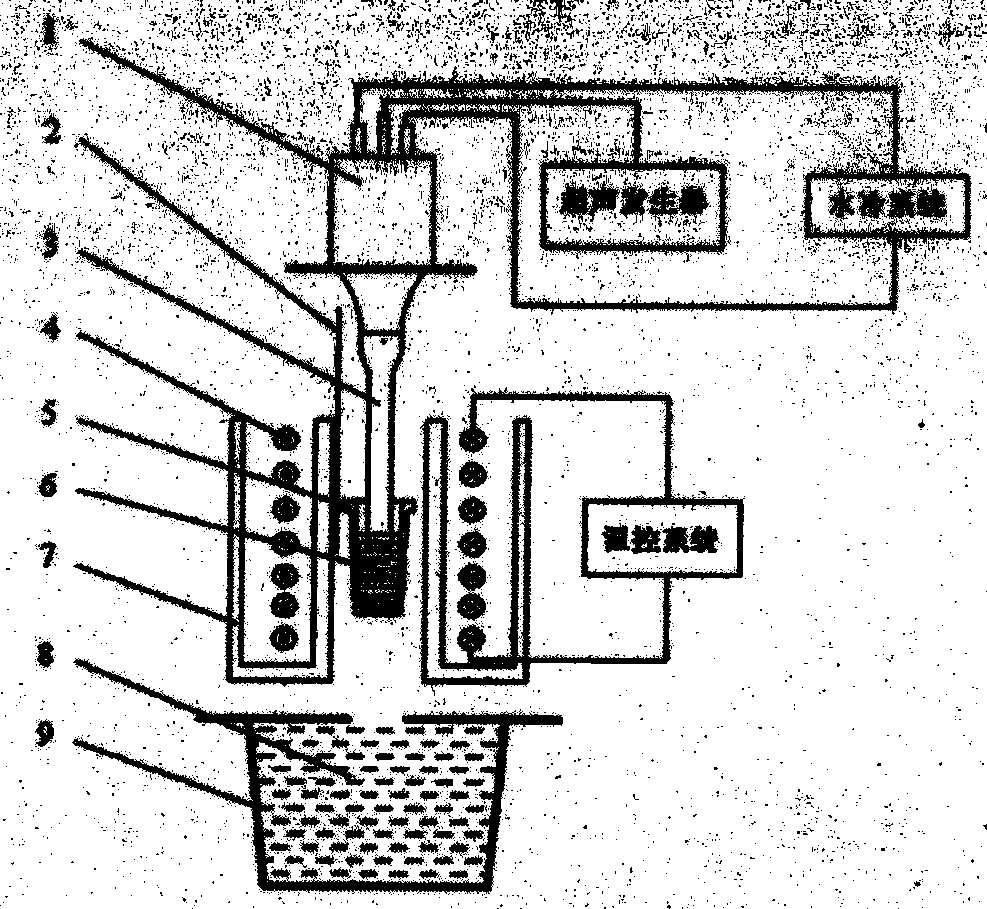 Method for purifying non-metal inclusion in magnesium alloy by ultrasonic agglomeration