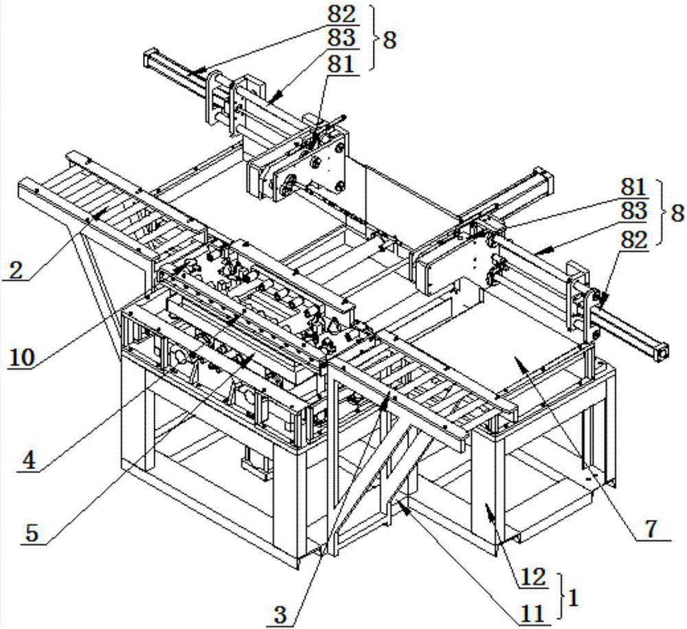 A pass-through electrolytic deburring machine