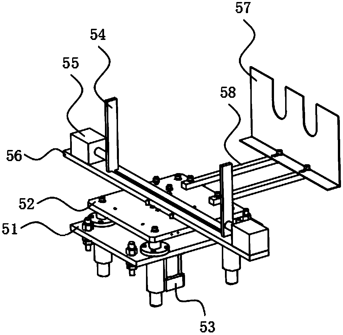 High-precision horizontal board placing machine