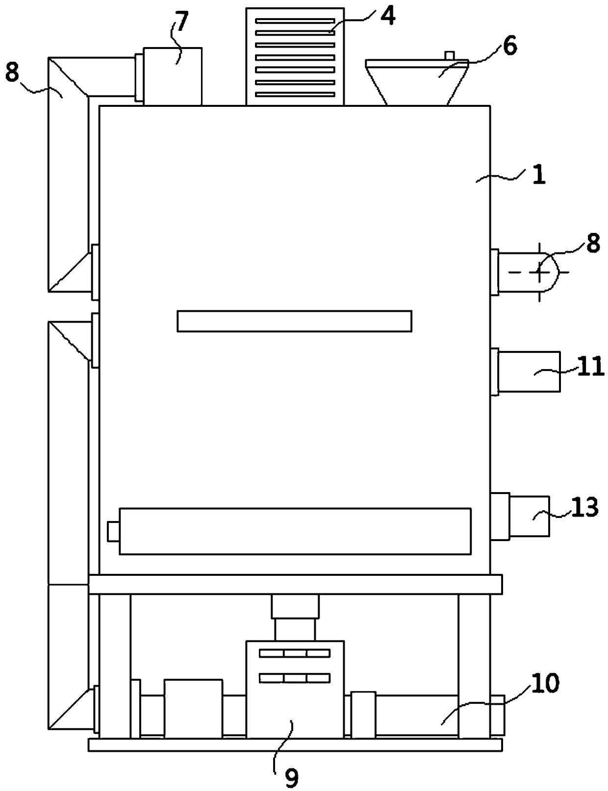 Bean product soaking device for agricultural product processing