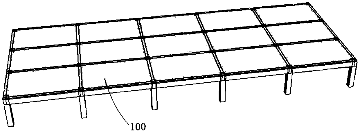 Construction method of anti-bending reinforced floor structure