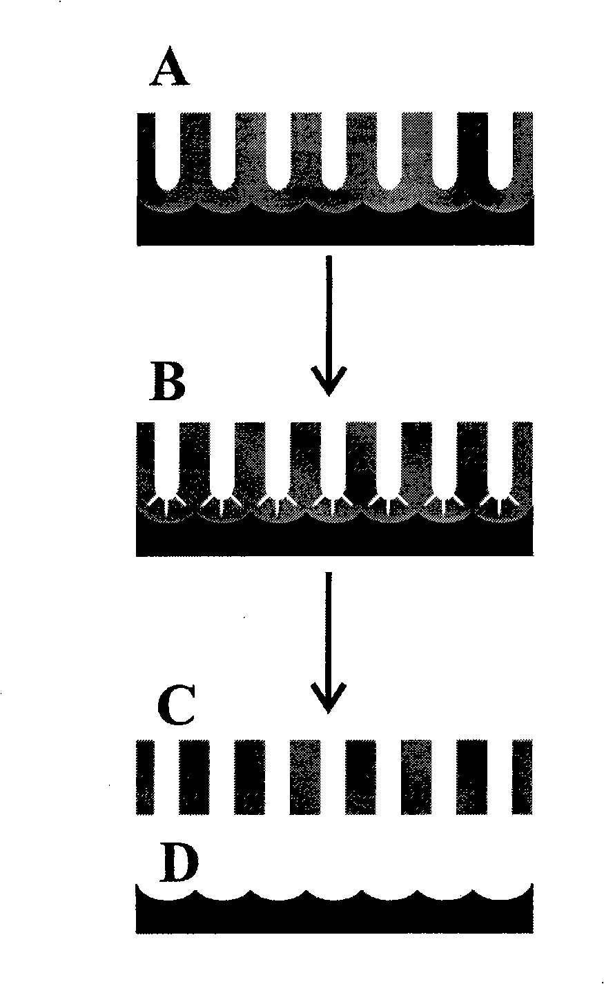 Self-supporting through-hole alumina film preparation method