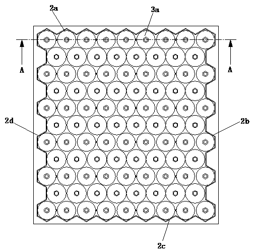 Power supply method based on honeycomb structure for new energy automobile