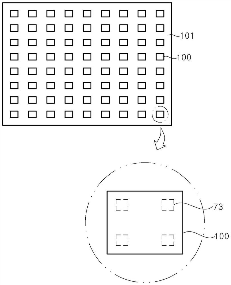 Light-emitting element for display and display device having same