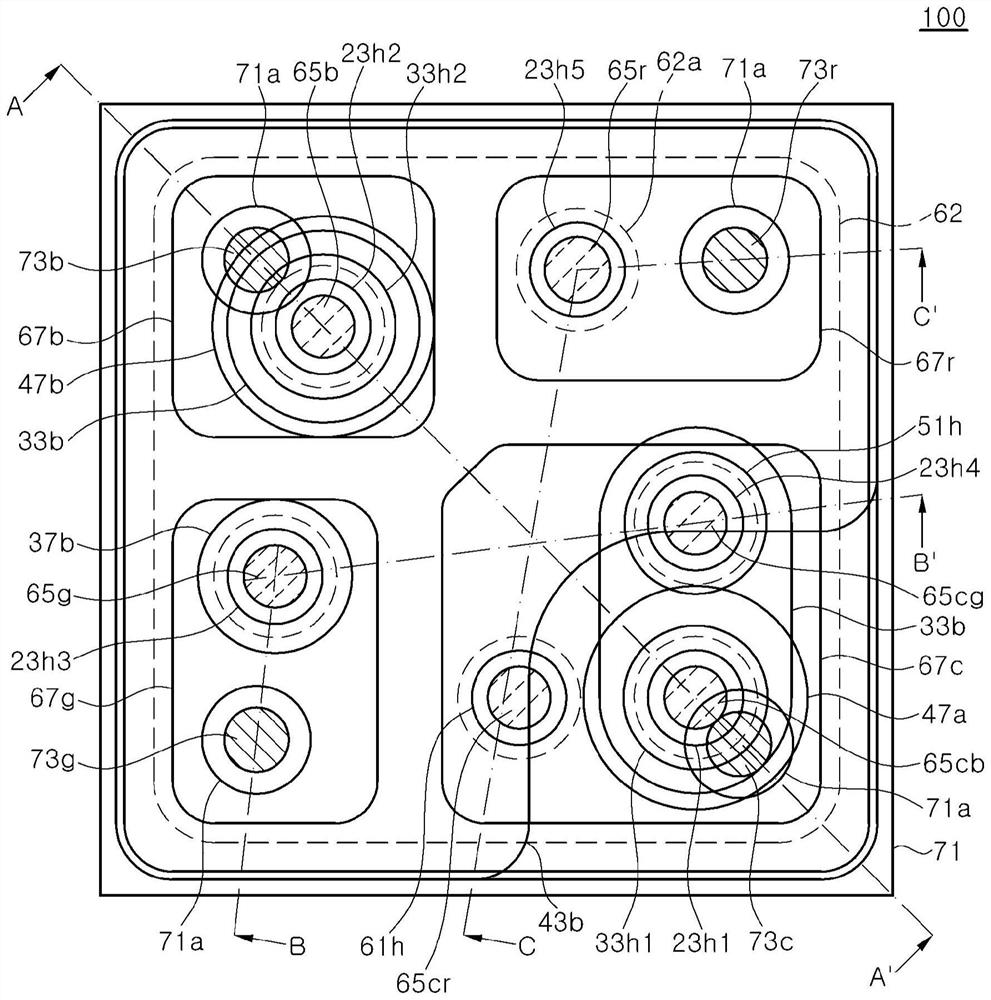 Light-emitting element for display and display device having same