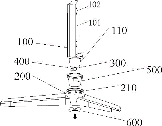 Television and rotary base thereof