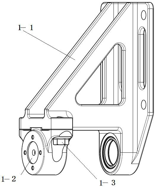 Trailing arm suspension of hub motor