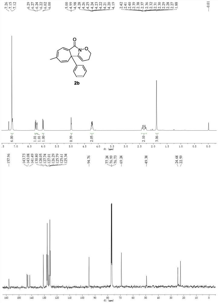 A kind of preparation method of multi-substituted cycloheptatriene derivative