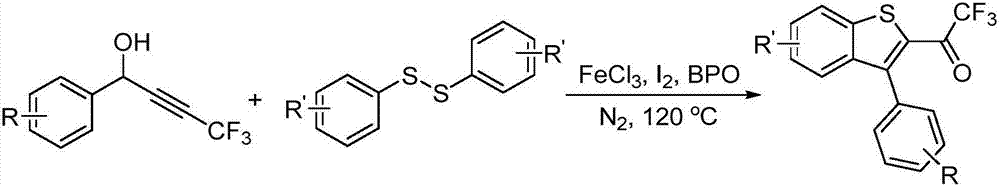The preparation method of trifluoromethylbenzothiophene derivative