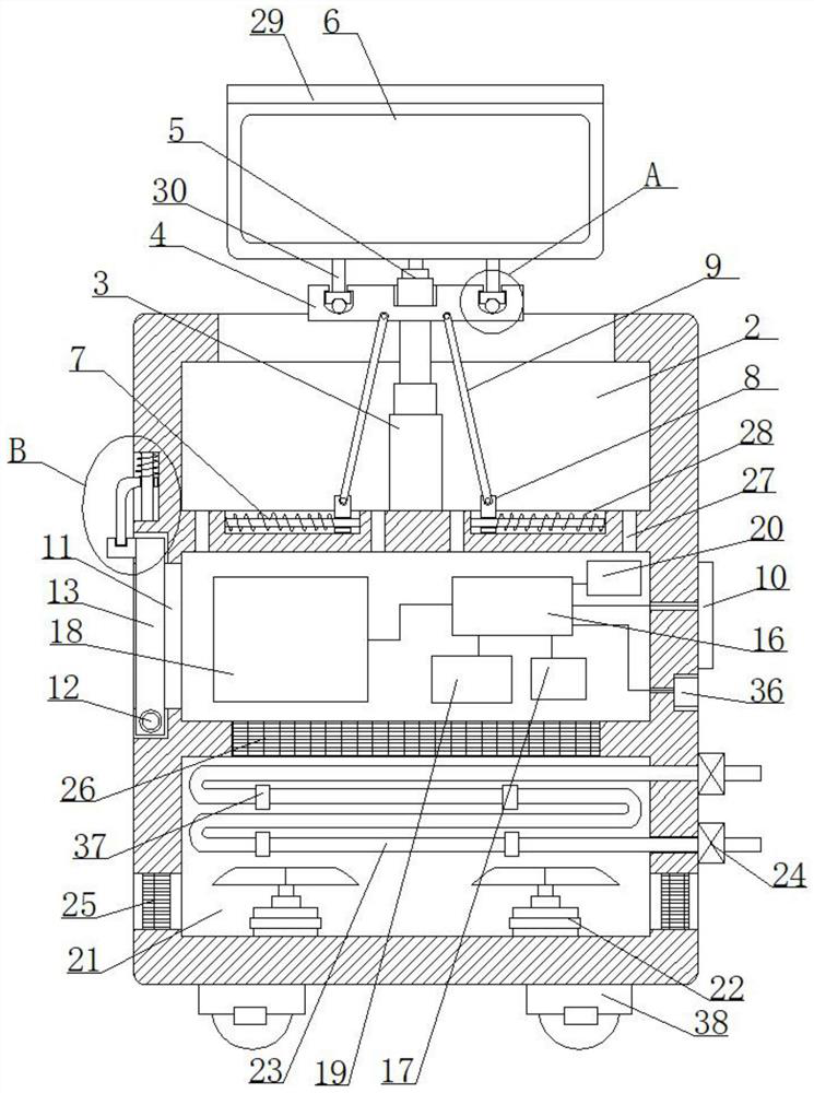 Electrical automation teaching simulation control cabinet