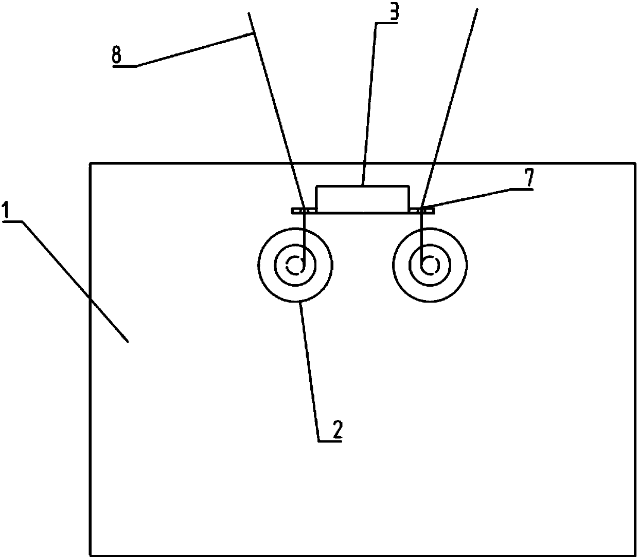 Bobbin winder of doubling machine