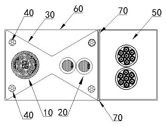 Digital video monitoring cable for high-speed elevator and installing and binding method of digital video monitoring cable