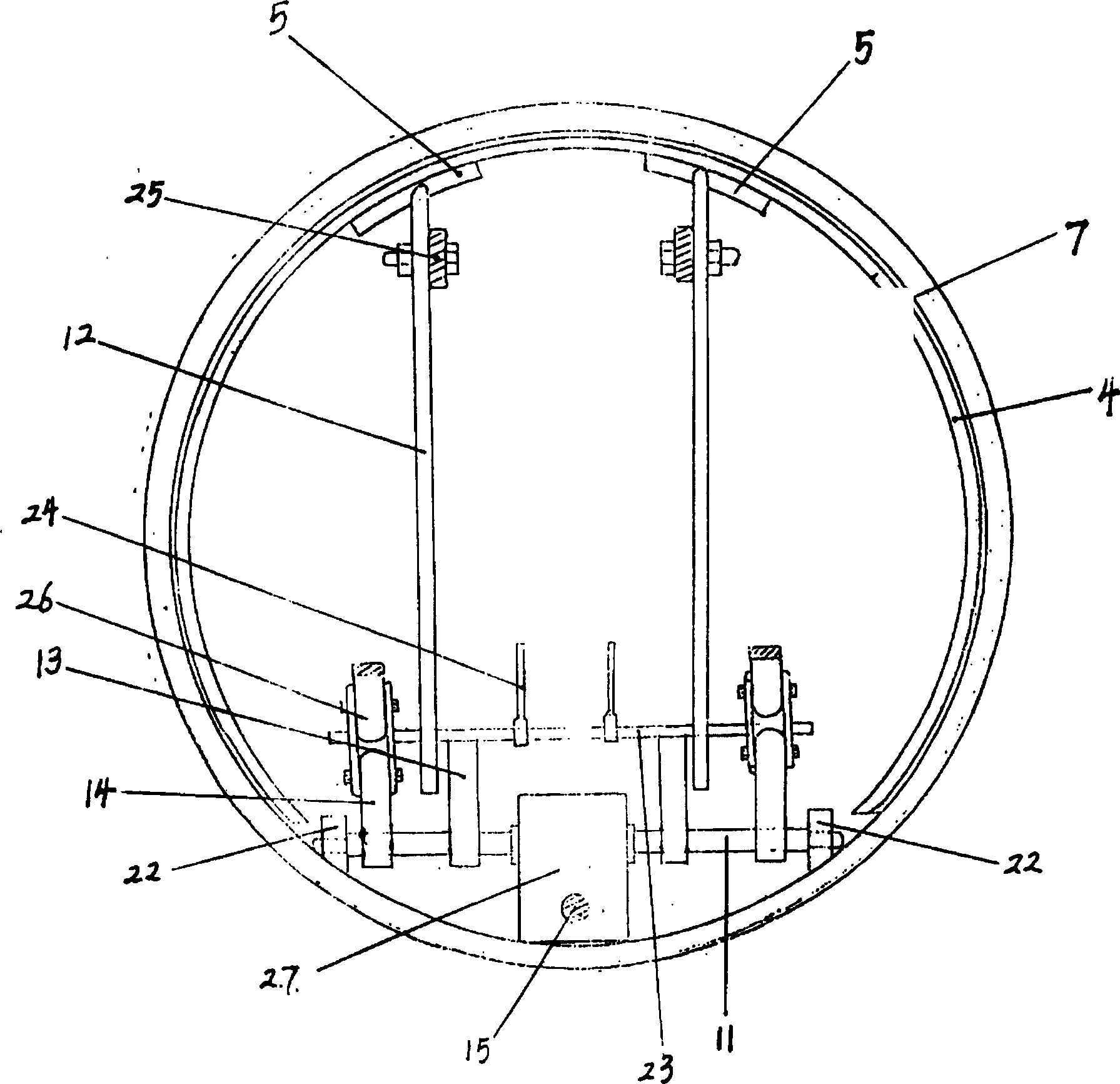 Reinforce anti-theft sealing device for manhole