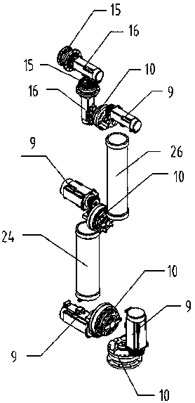 Novel light six-freedom-degree cooperative mechanical arm