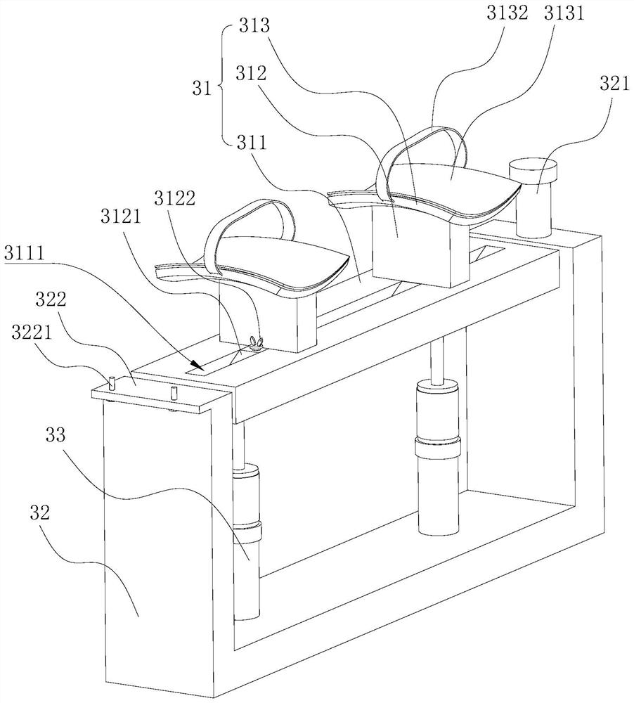 Body position positioning device for rehabilitation nursing