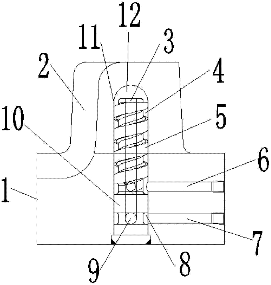 Sprue spreader spiral sufficient cooling structure for die-casting die