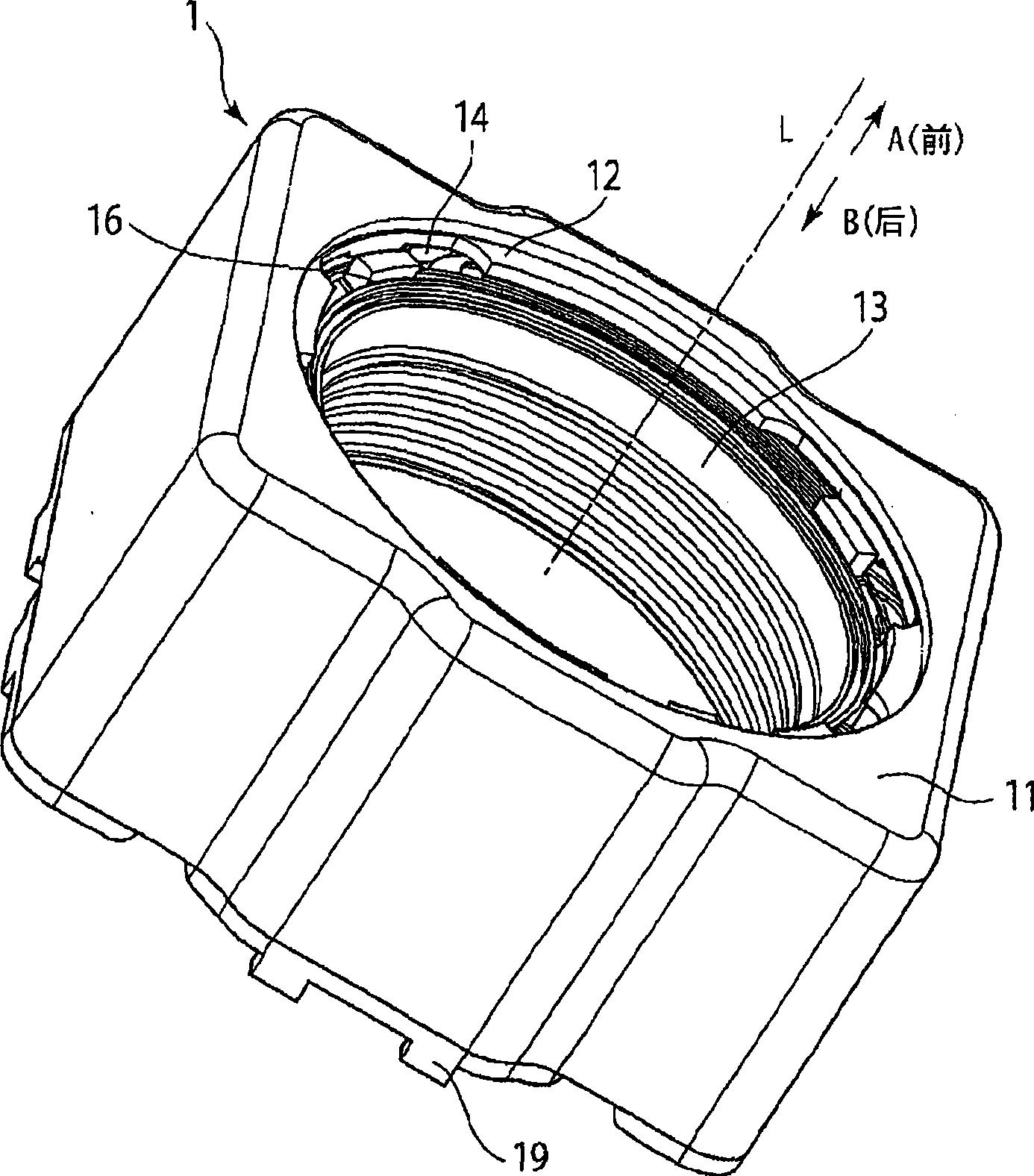 Lens drive device, spring member and manufacturing methods therefor