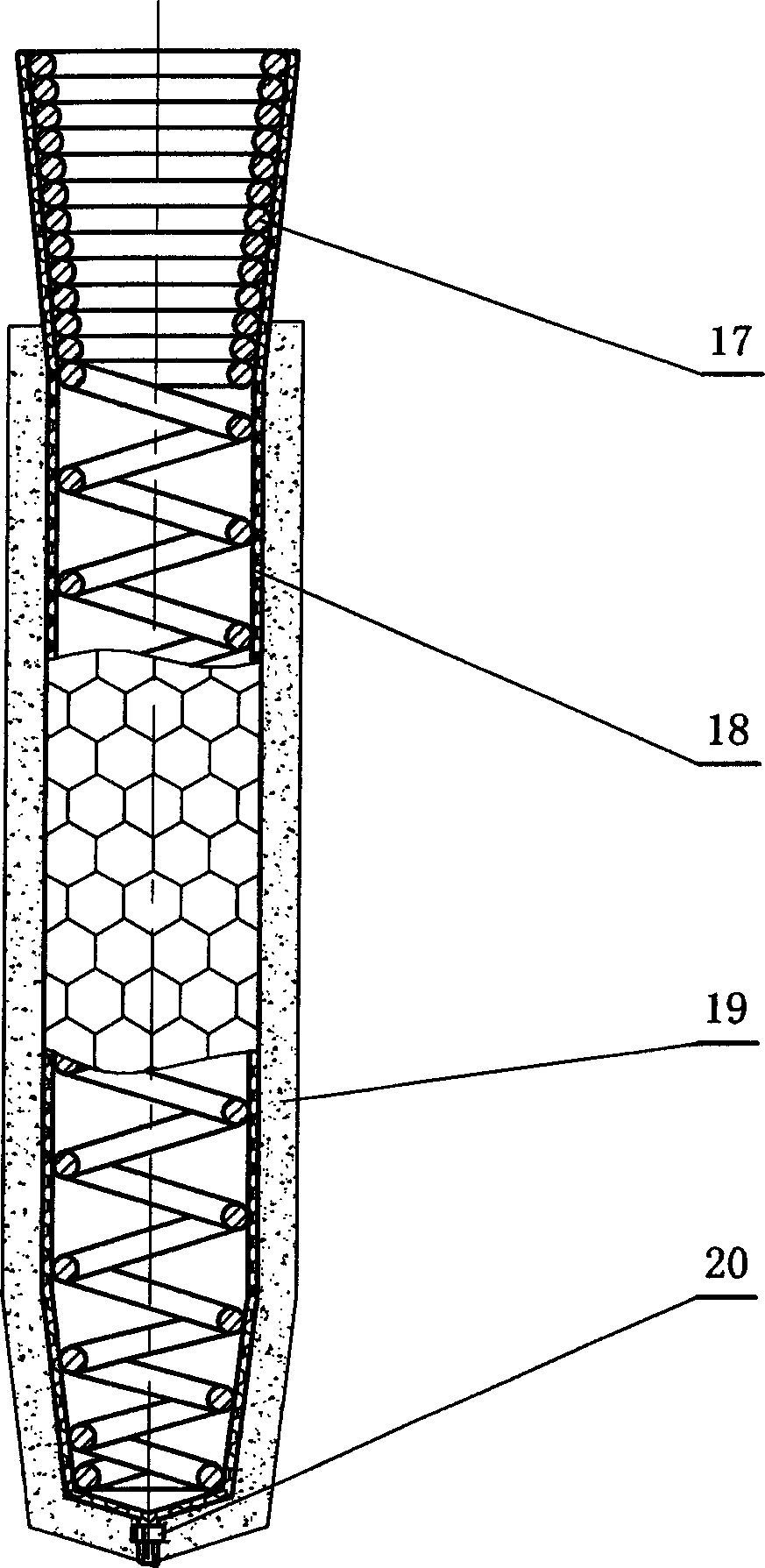 High oxidizing filtering system