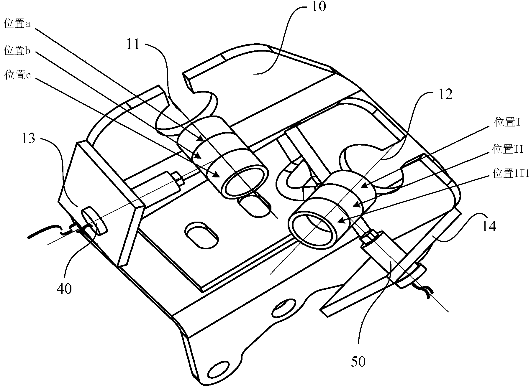 Manual gearshift mechanism and gear recognition device