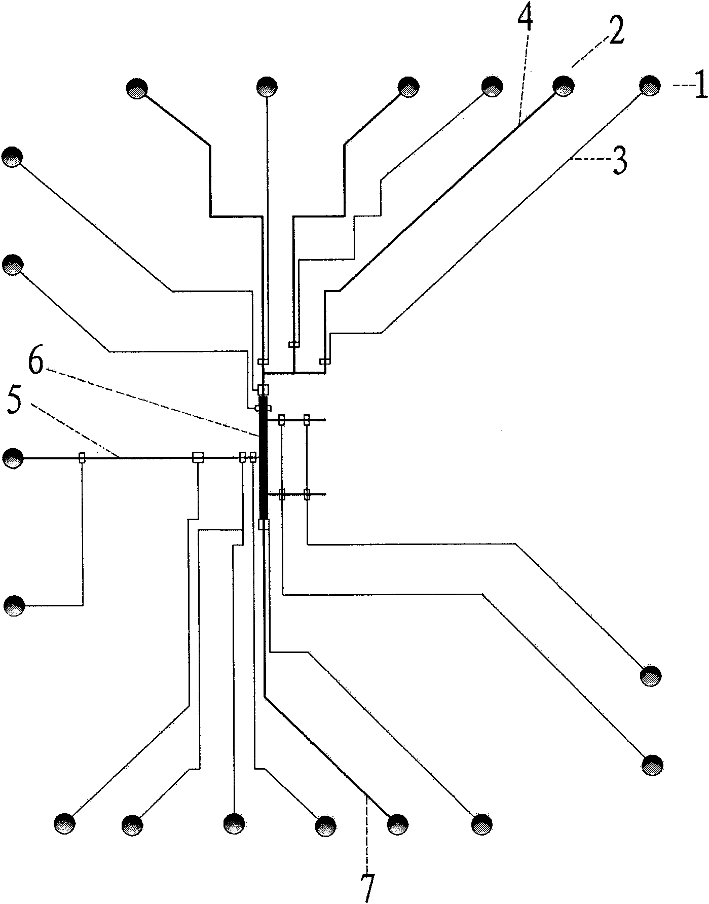 Microfludic chip for rapid detection of microcystins and preparation method thereof