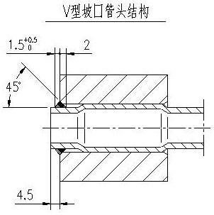 Sulfur condenser pipe head structure and welding method thereof