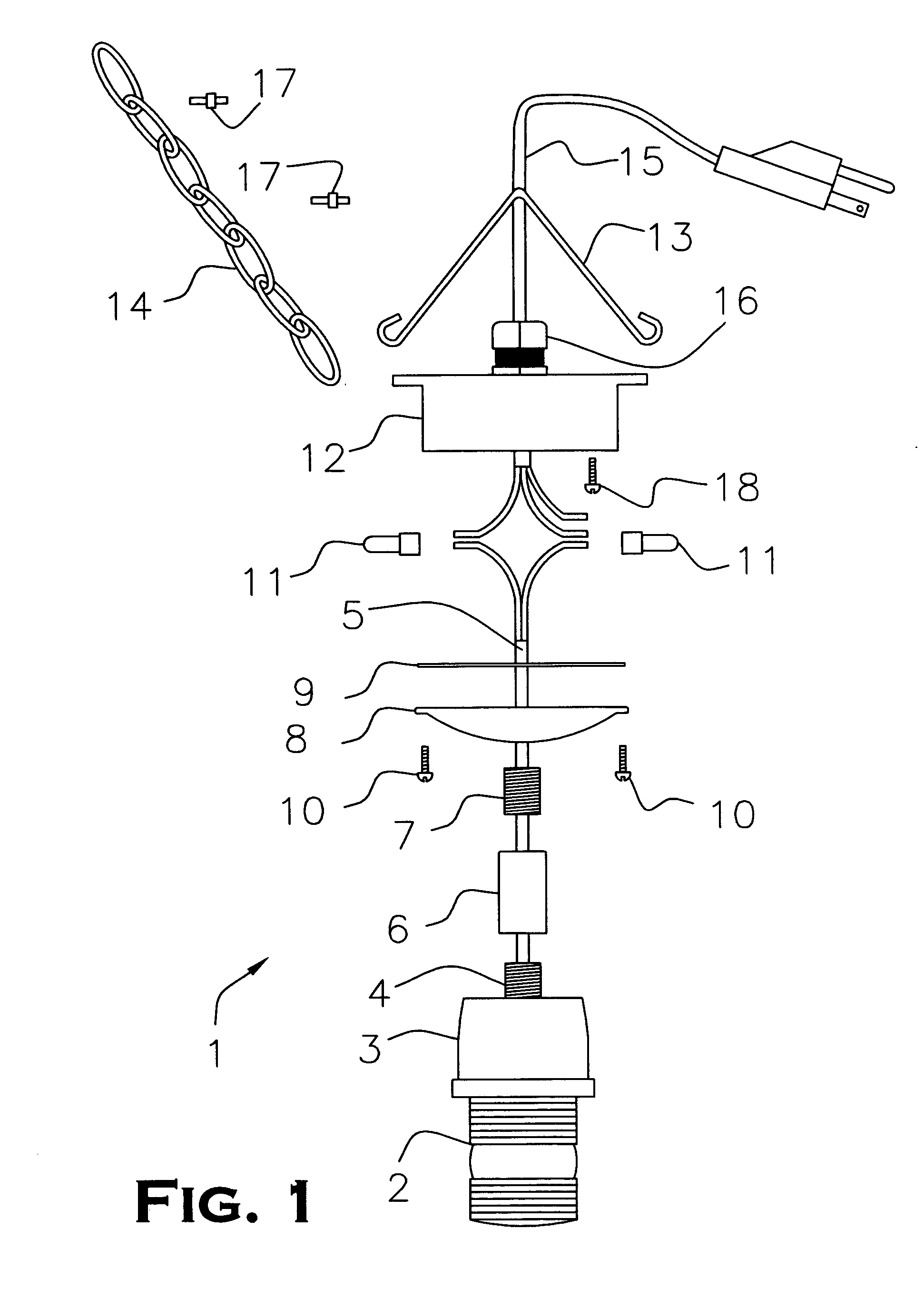 High intensity strobe light beam rodent repelling apparatus