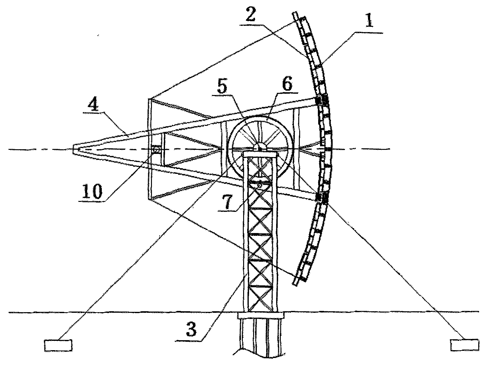 Composite working tube and solar energy steam-generating equipment