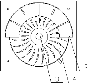 Casting method of turbofan