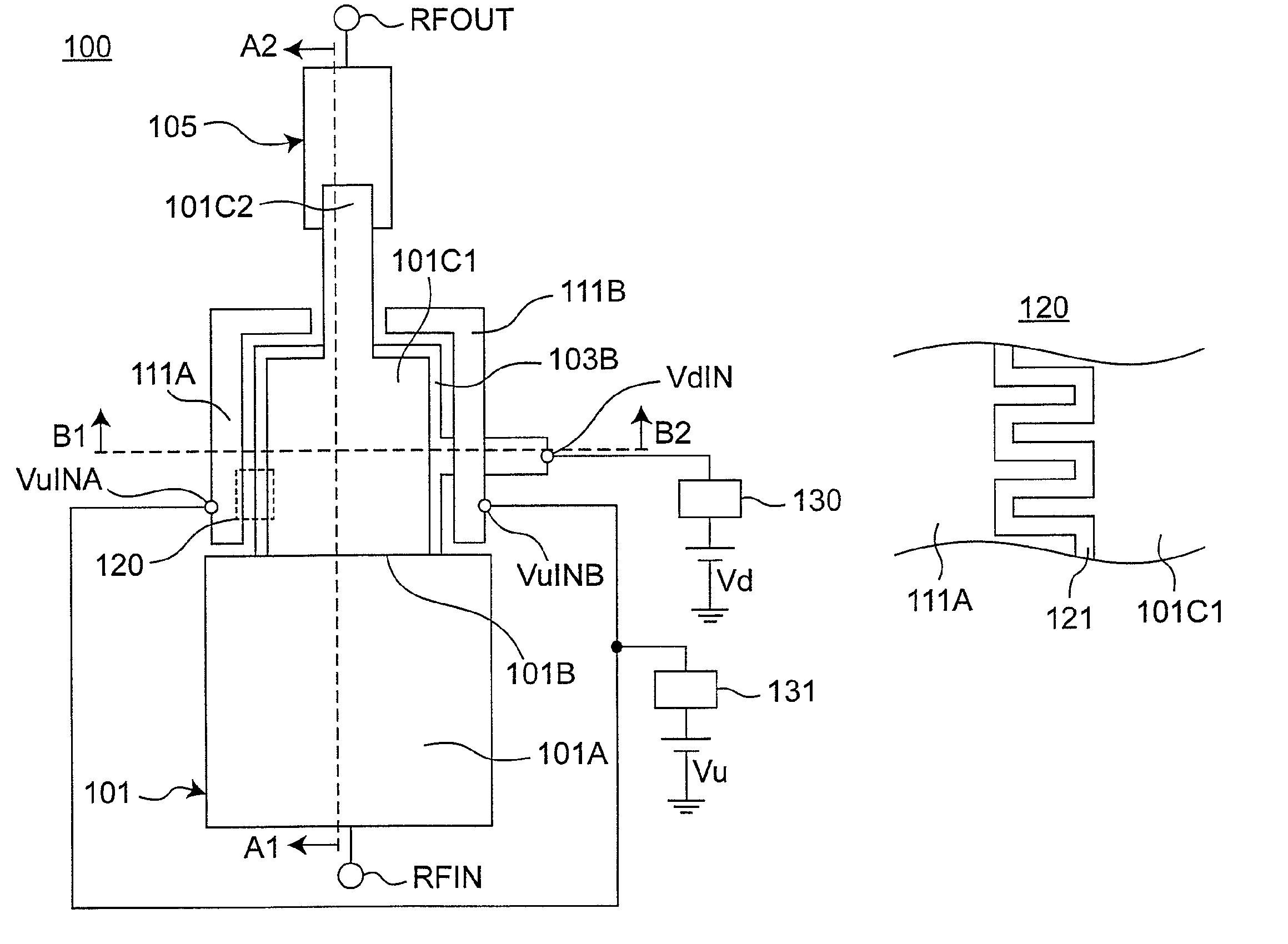 Electromechanical device and electrical device with the electromechanical device