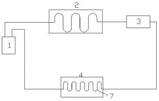 Heat pump pre-cooling waste heat recovery system before throttling of integrated heat pump water heater