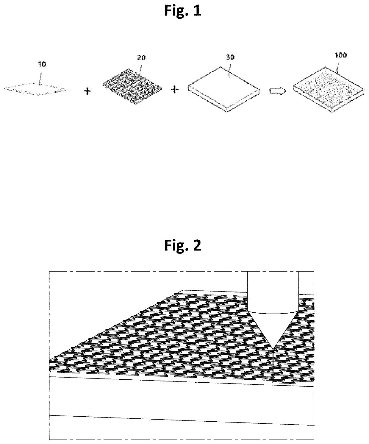 Mechanical-metamaterial-based stretchable sustrate with negative poisson's ratio and manufacturing method thereof