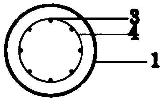 Prefabricated pvc-frp tube concrete column-reinforced concrete beam self-resetting ring beam joint