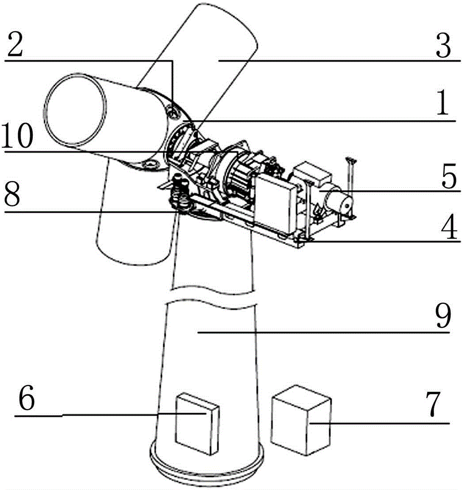 Wind power energy conversion system with redundant energy storage and its application mode and control method