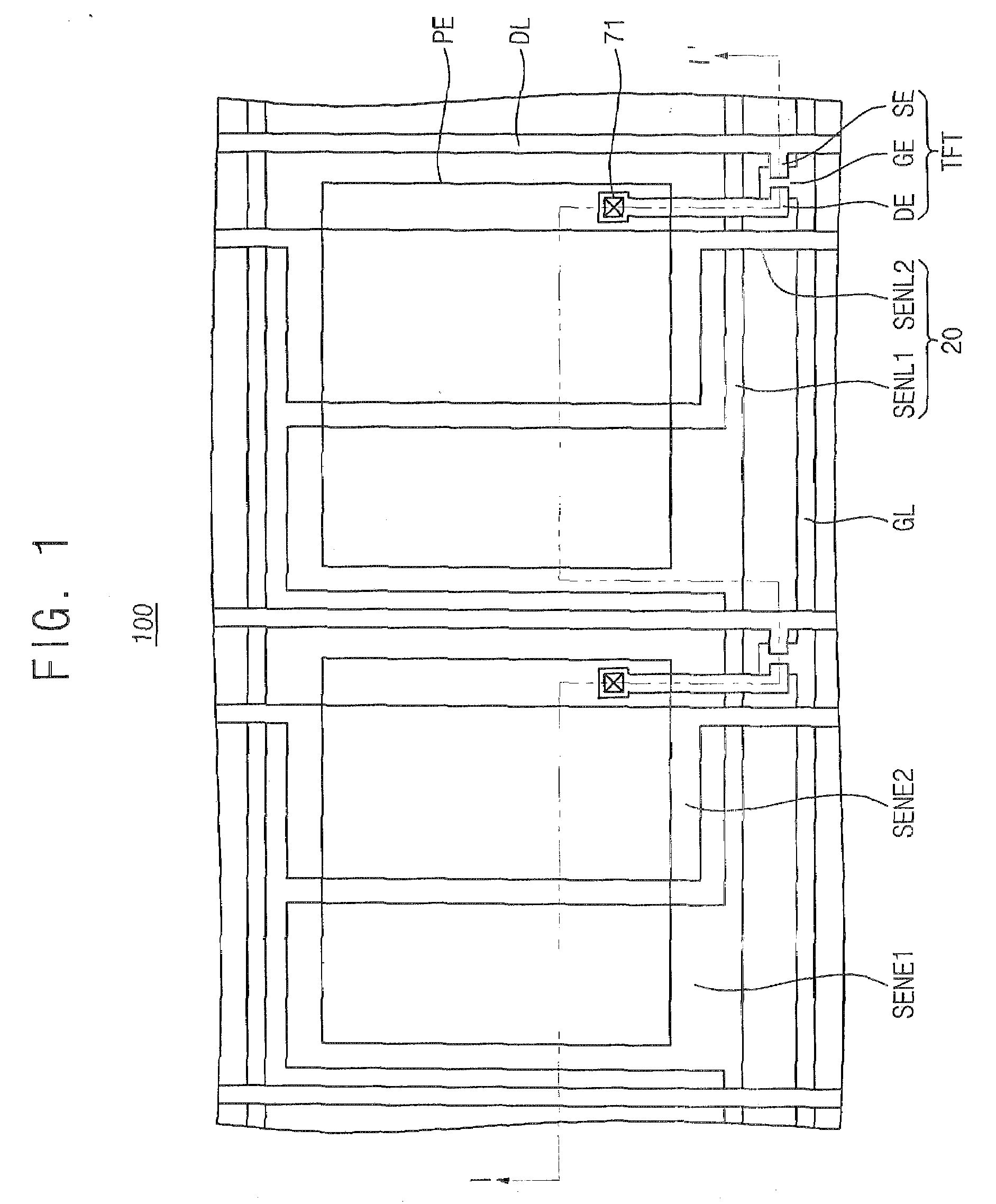 Touch screen display device and method of manufacturing the same