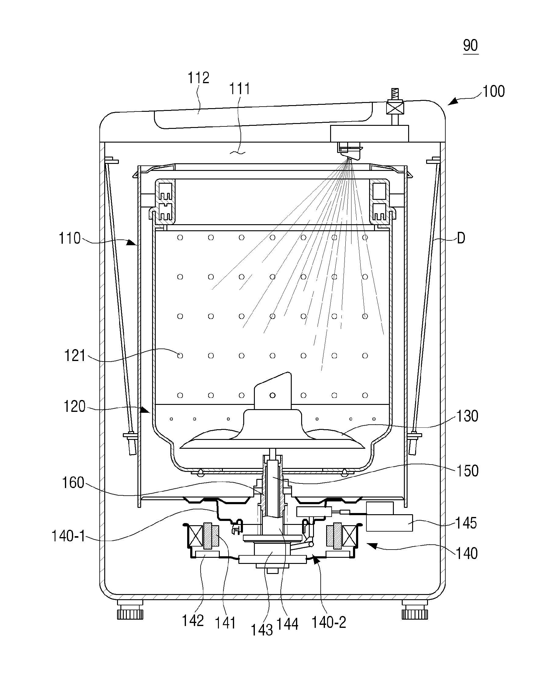 Washing machine, method for controlling washing machine, and computer readable recording medium