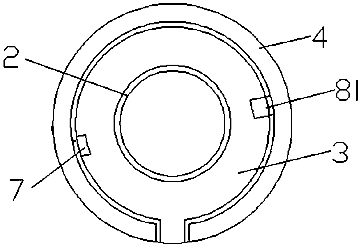 Ice removing and snow melting protection device used for bridge stay cable