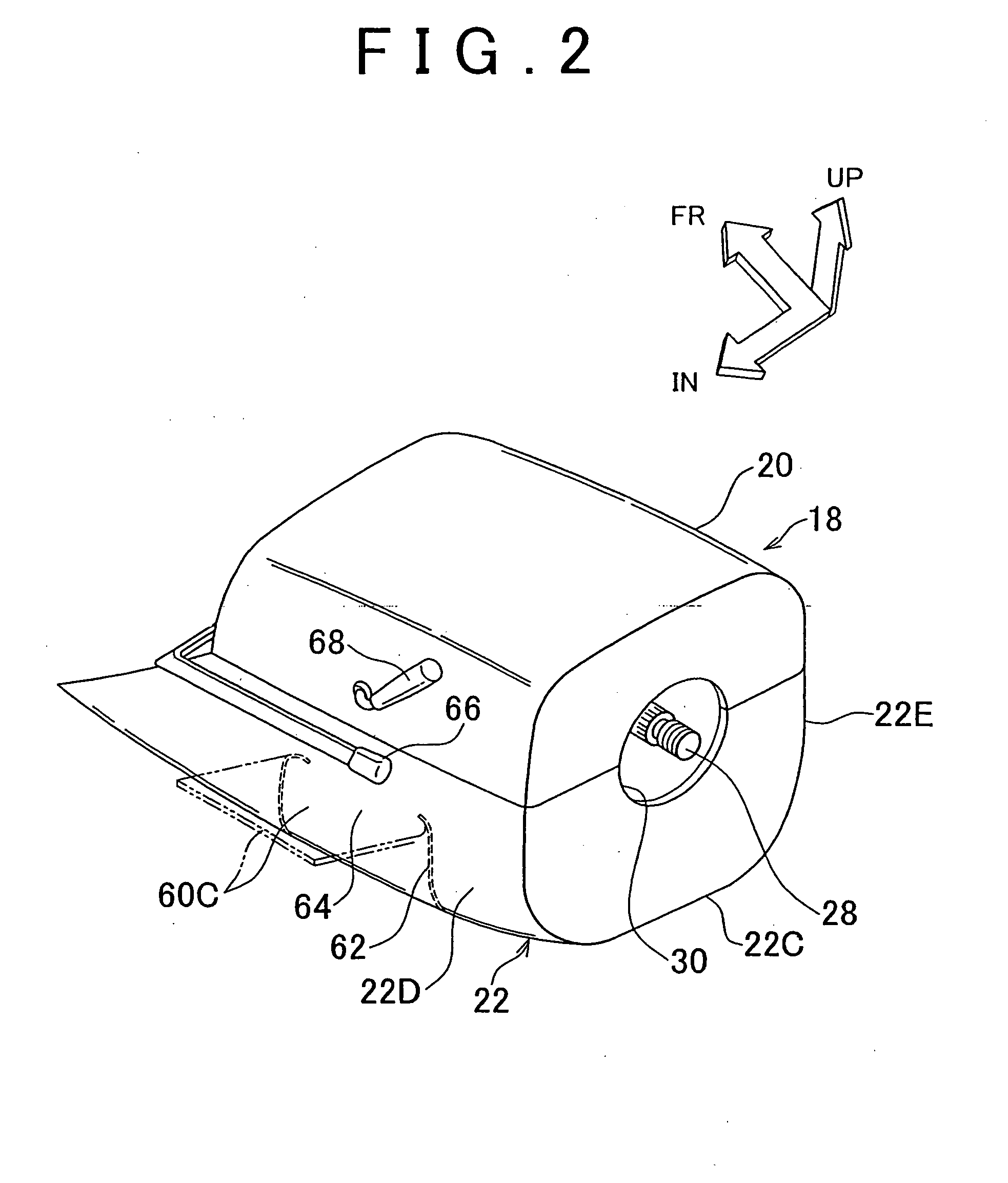 Knee airbag device