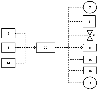 Power battery liquid heating system based on liquid cooling system and control method of power battery liquid heating system