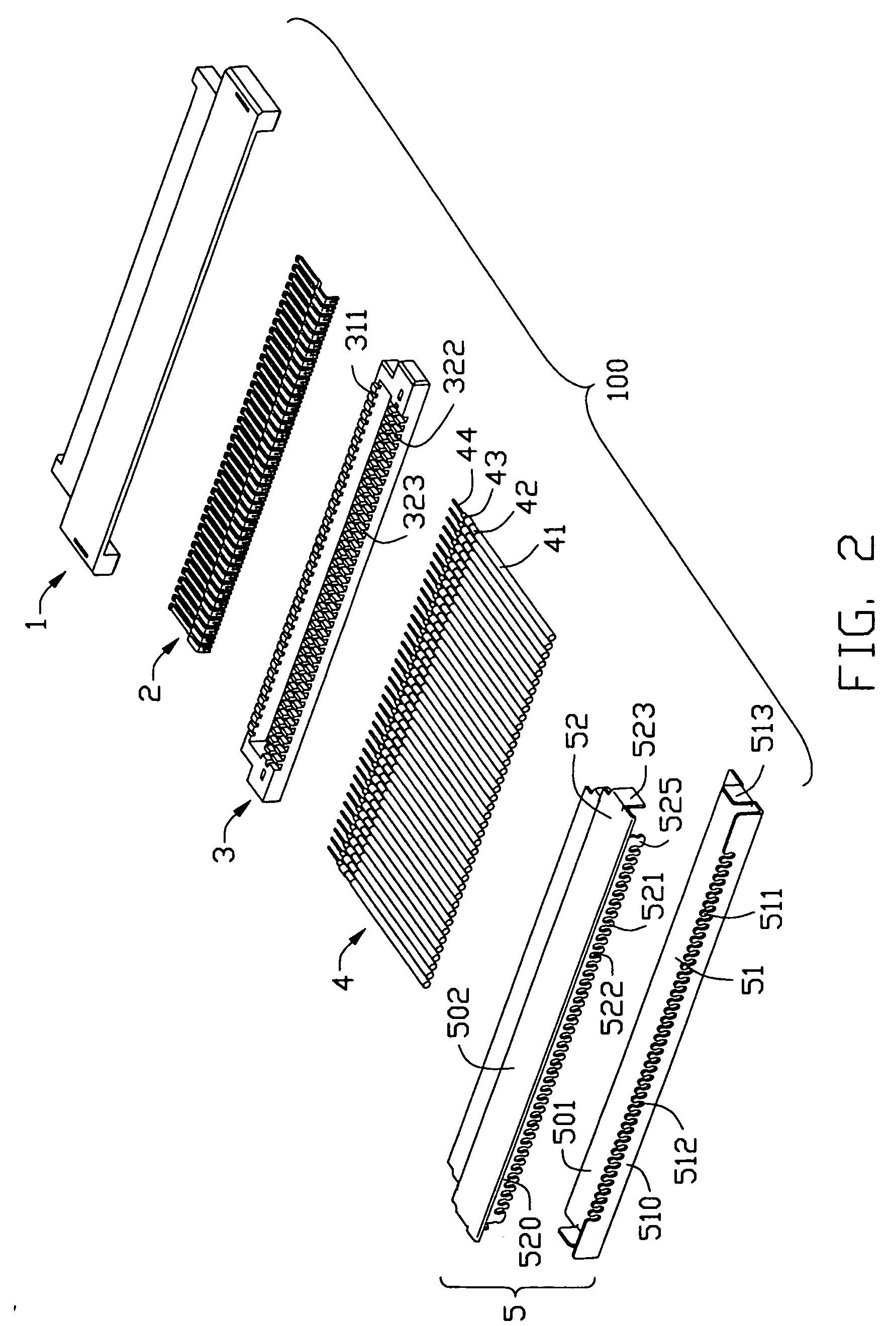 Micro coaxial cable connector assembly