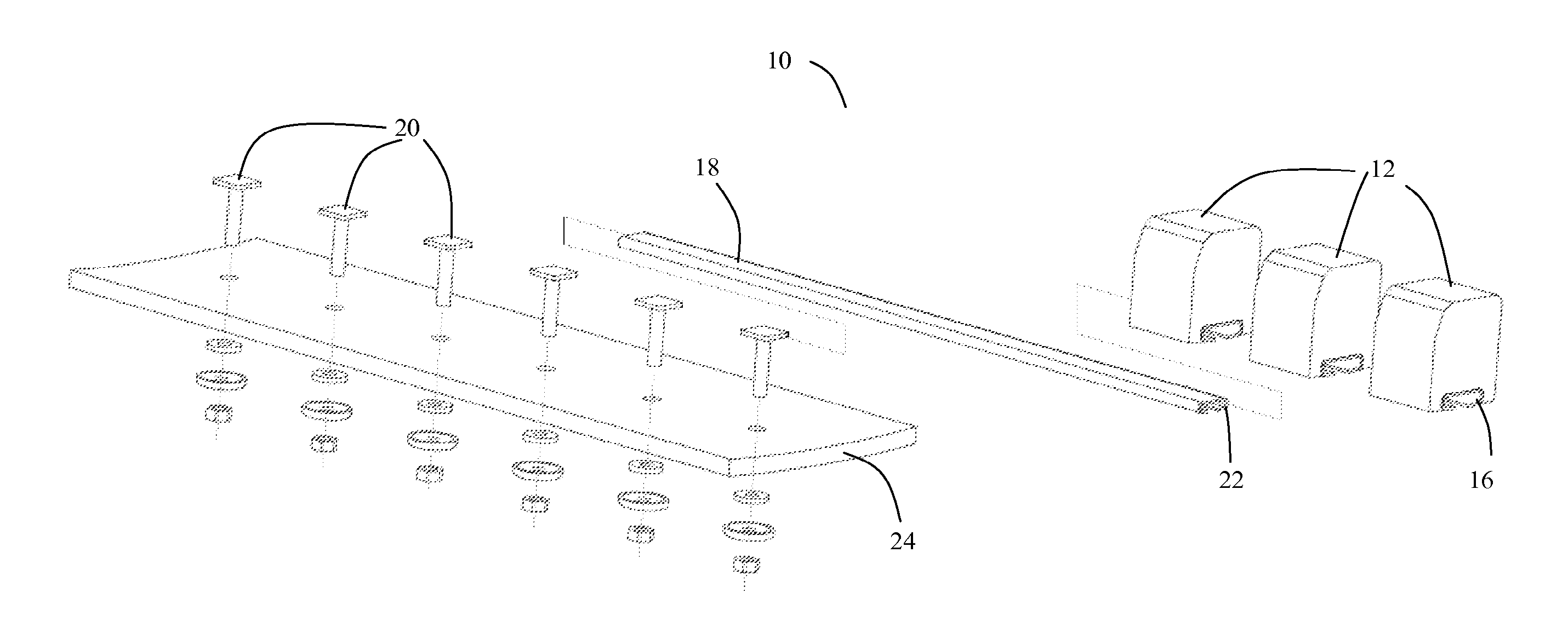 Lifter bar assembly for a crushing mill and method of installation