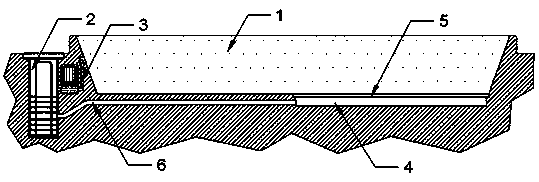 Landscape structure water circulation pipeline structure