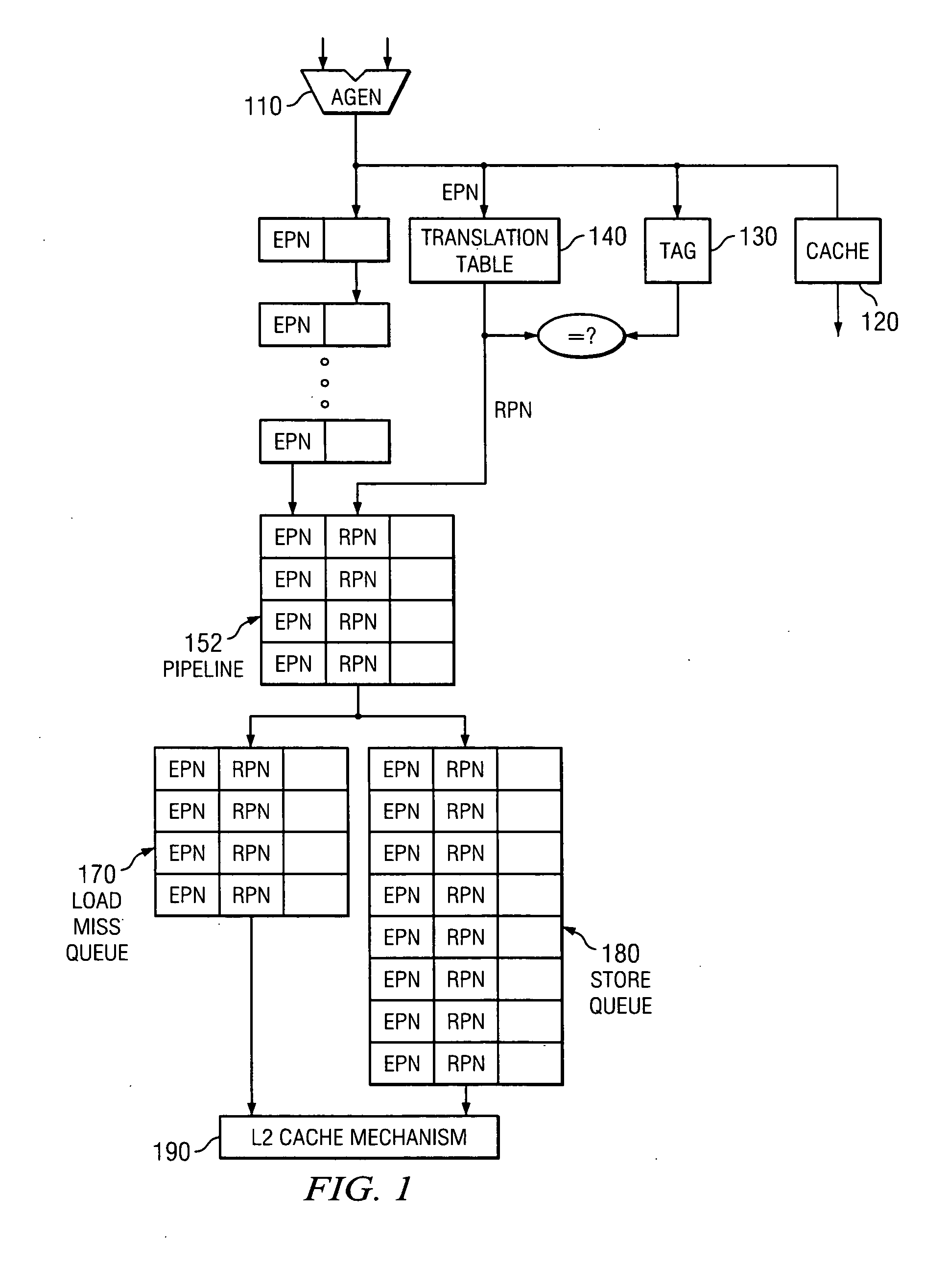 Method and system for efficient cache locking mechanism