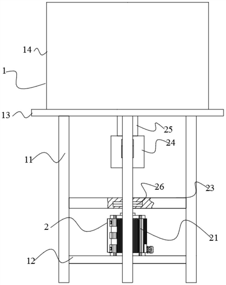 Lifting device of MPCVD growth table