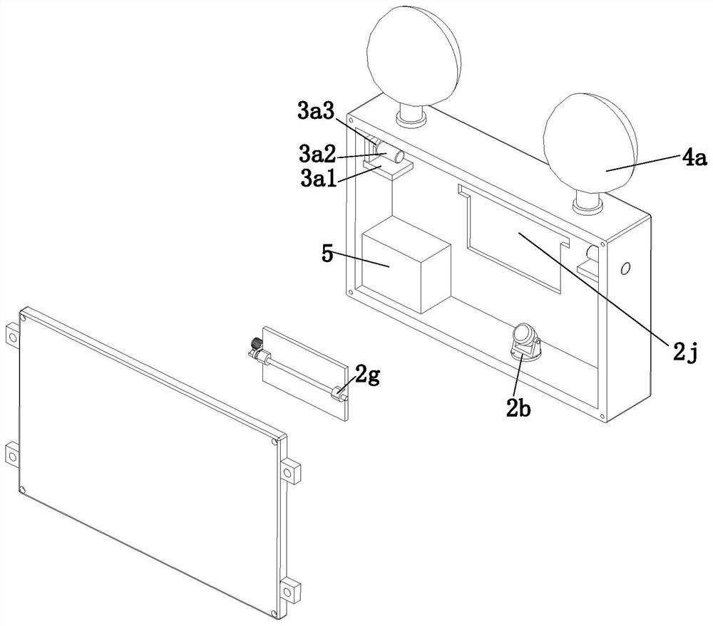 Emergency lighting lamp with projection imaging